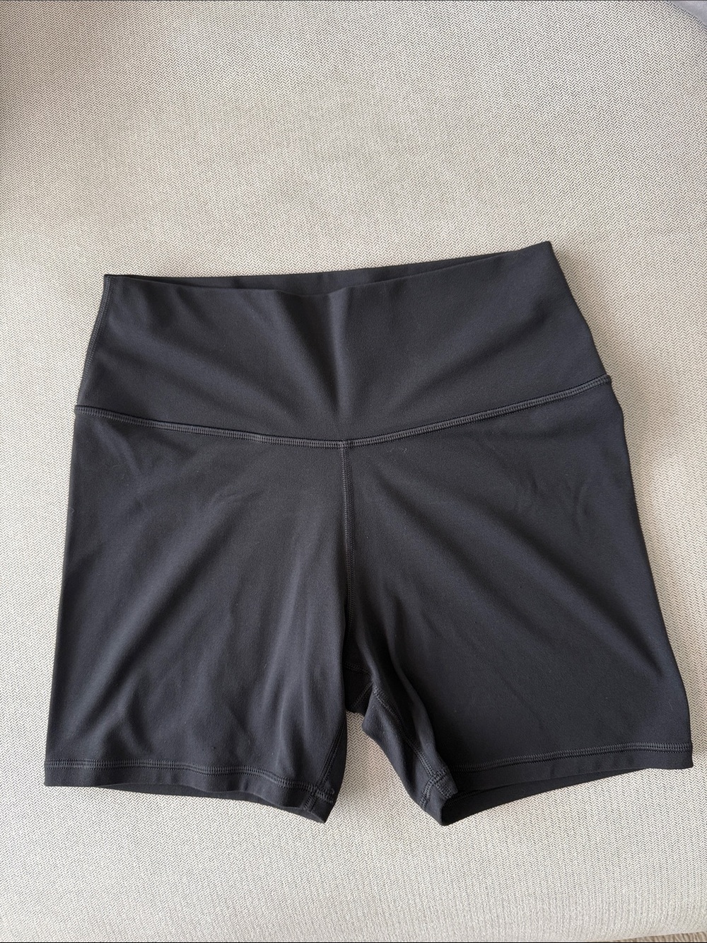 Athleta TRANSCEND 5”Black High-Rise Bike Shorts